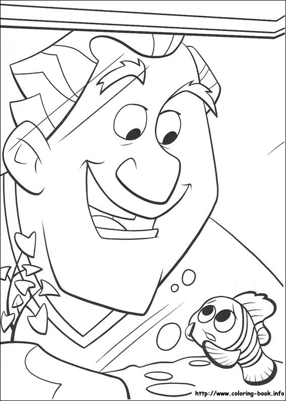 Finding Nemo coloring picture